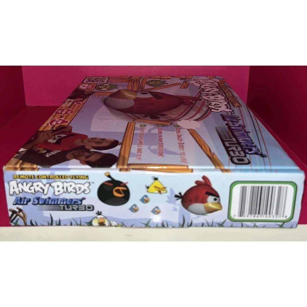 Angry Birds Air Swimmers Turbo Remote Control Flying Balloon RC‎ Rovio 3 Ft Long